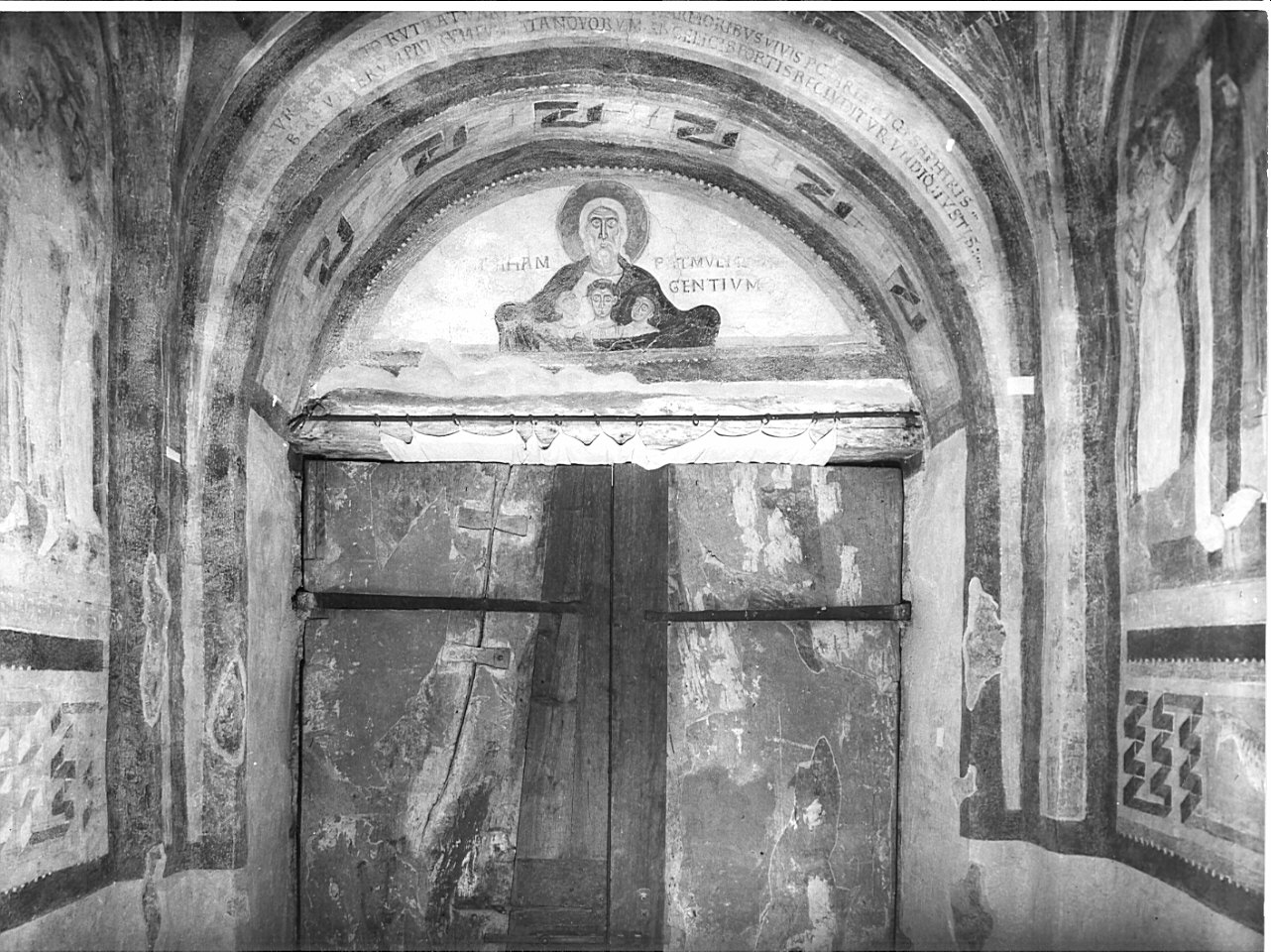 Abramo accoglie le anime dei giusti (dipinto) - ambito italiano (terzo quarto sec. XI)