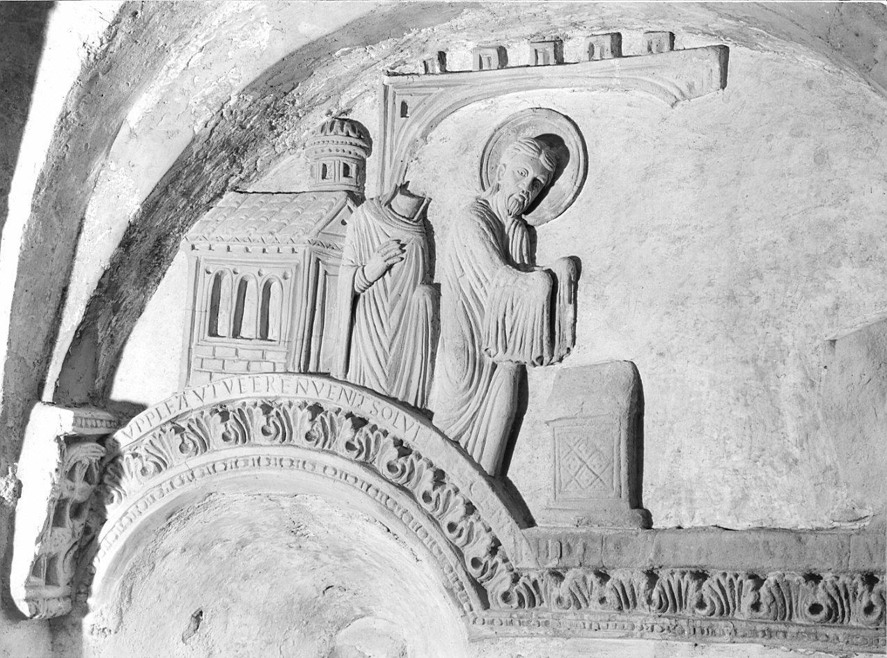 presentazione di Gesù al tempio (rilievo) - bottega italiana (sec. XI)