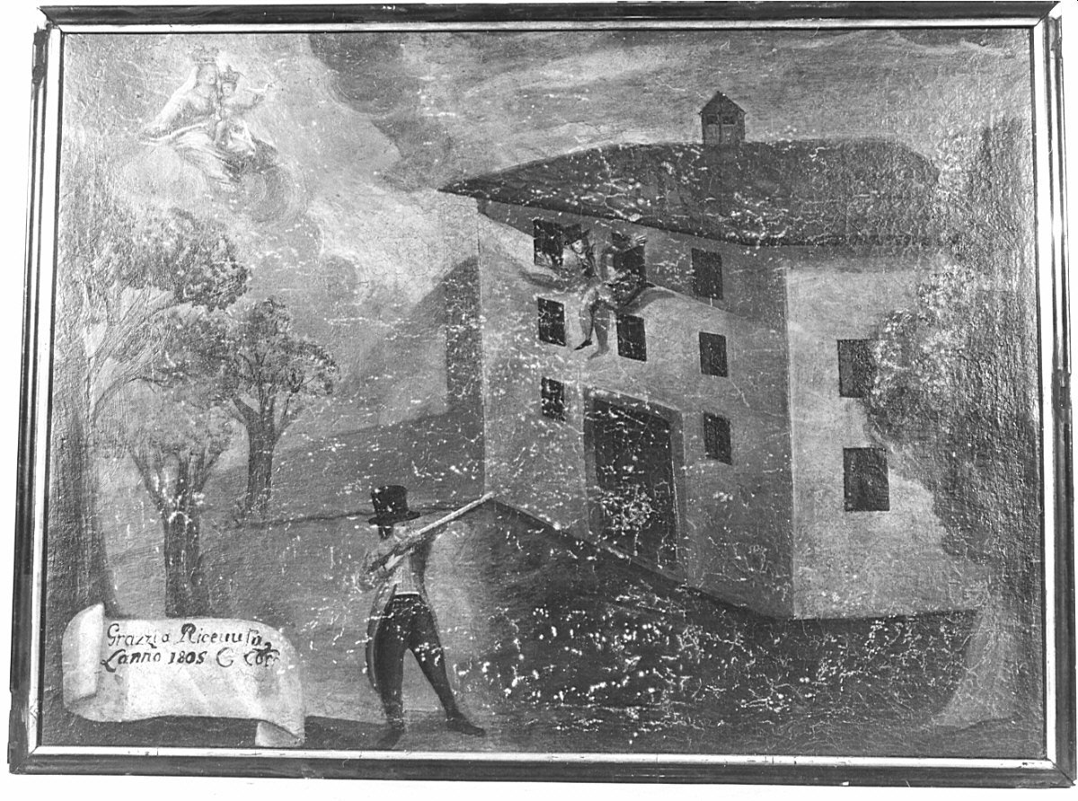 ex voto, opera isolata - ambito italiano (sec. XIX)