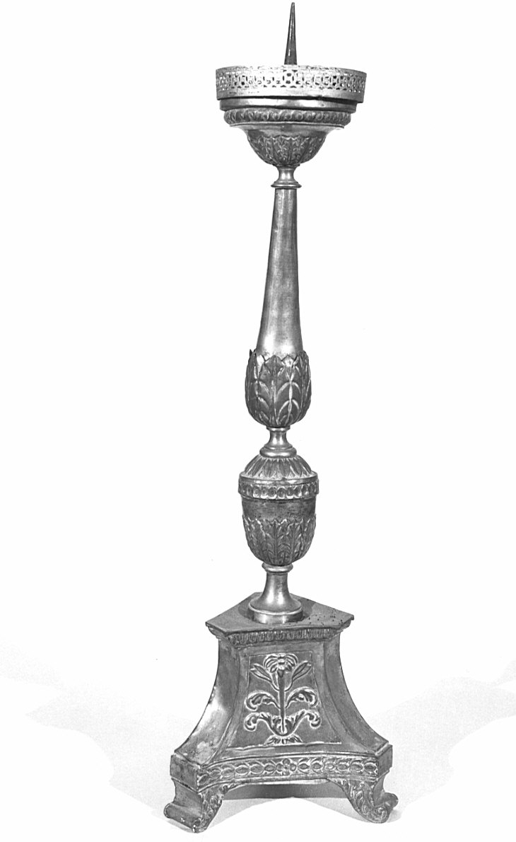 candeliere, serie - bottega lombarda (prima metà sec. XIX)