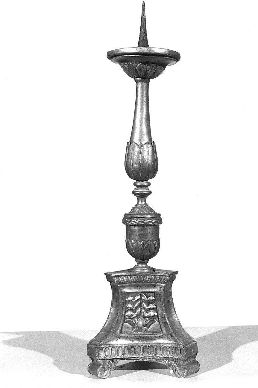 candeliere - bottega lombarda (prima metà sec. XIX)