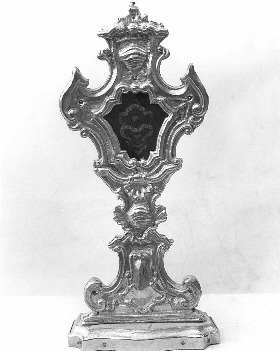 reliquiario - a ostensorio, opera isolata - bottega lombarda (sec. XVIII)