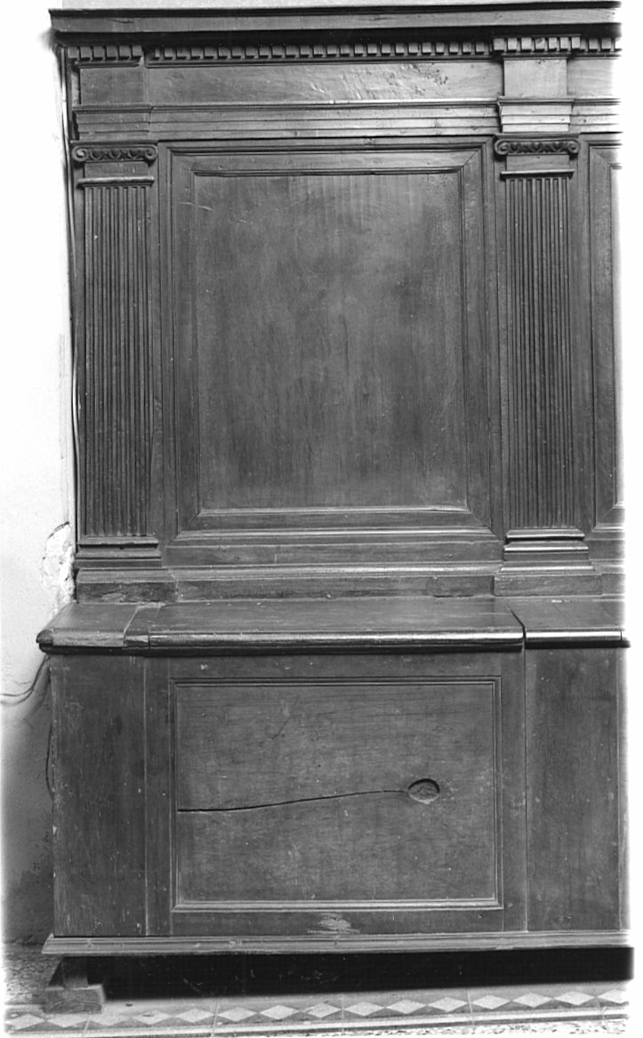 stalli del coro - bottega lombarda (primo quarto sec. XIX)