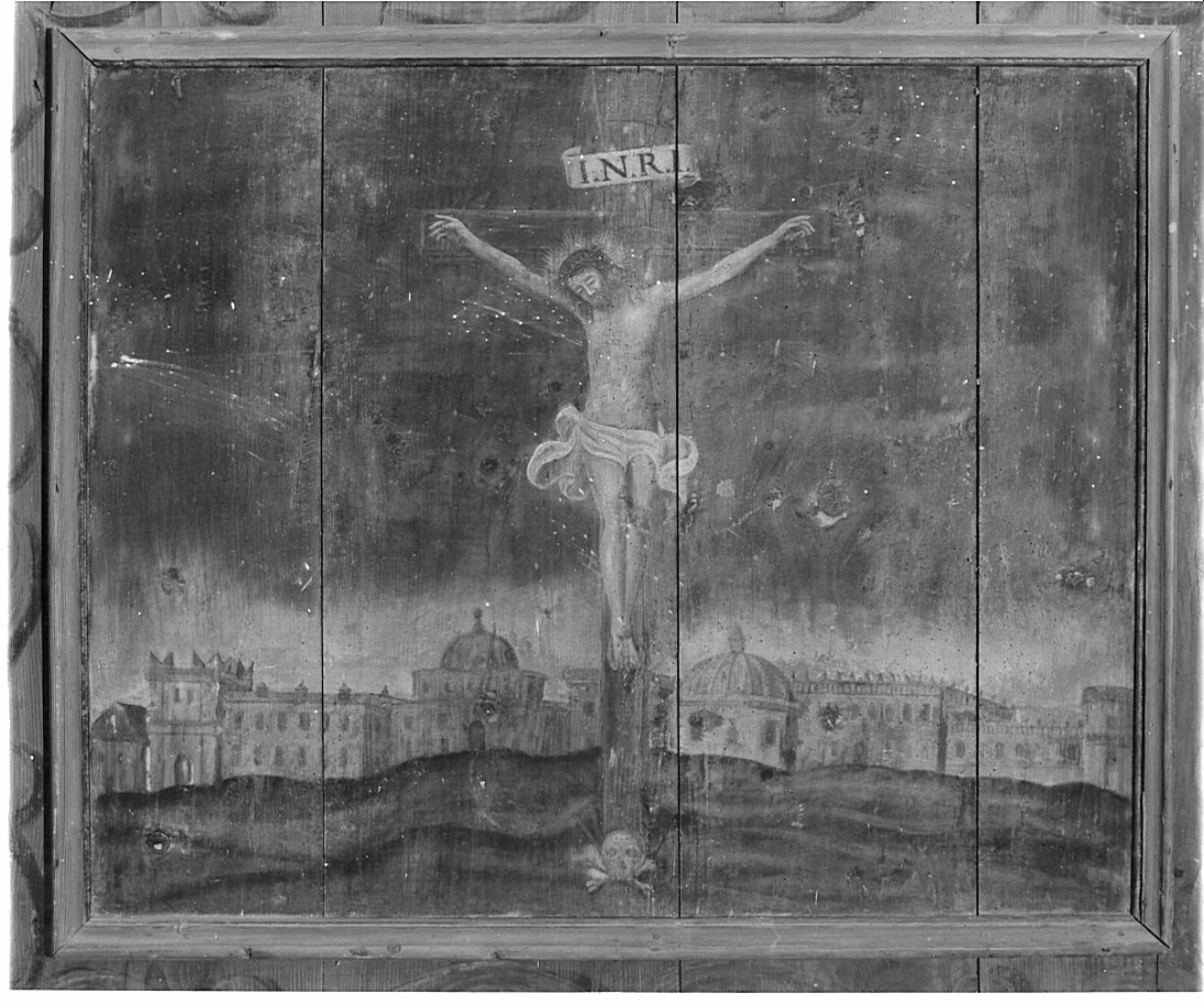 crocifissione di Cristo (dipinto, opera isolata) - ambito italiano (sec. XIX)