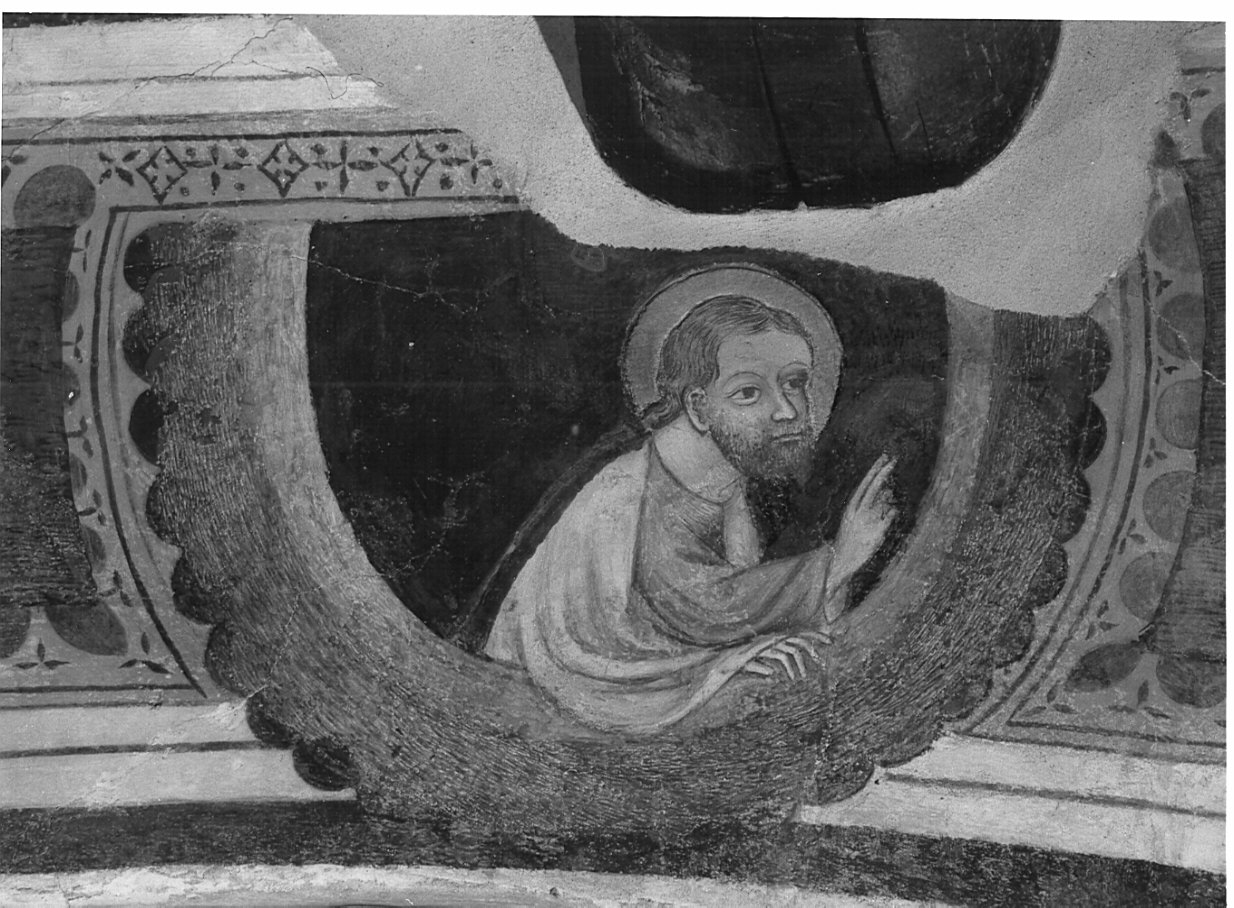 figura benedicente (dipinto) - ambito lombardo (sec. XIV)