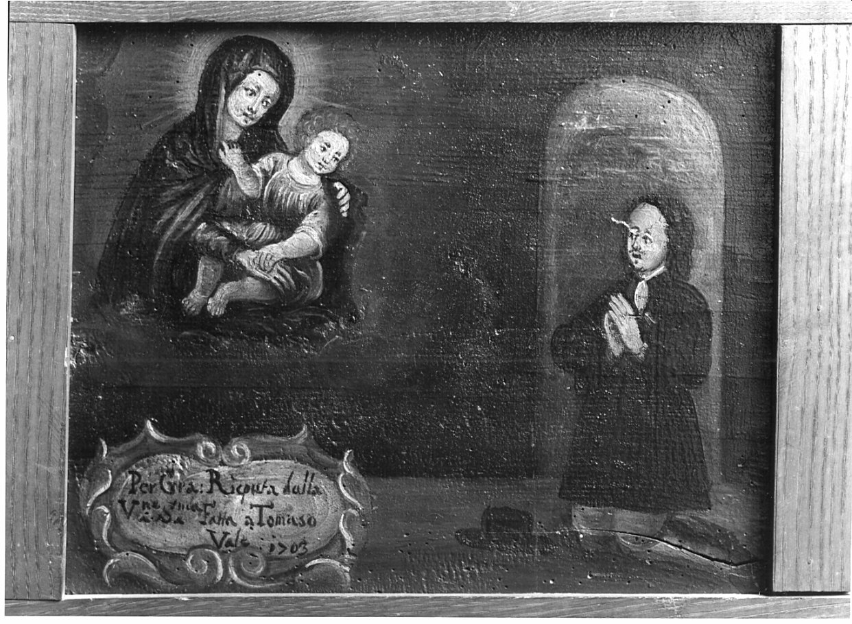ex voto, opera isolata - ambito lombardo (sec. XVIII)