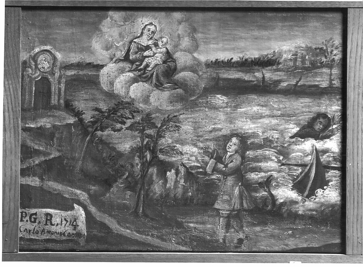 ex voto, opera isolata - ambito lombardo (sec. XVIII)