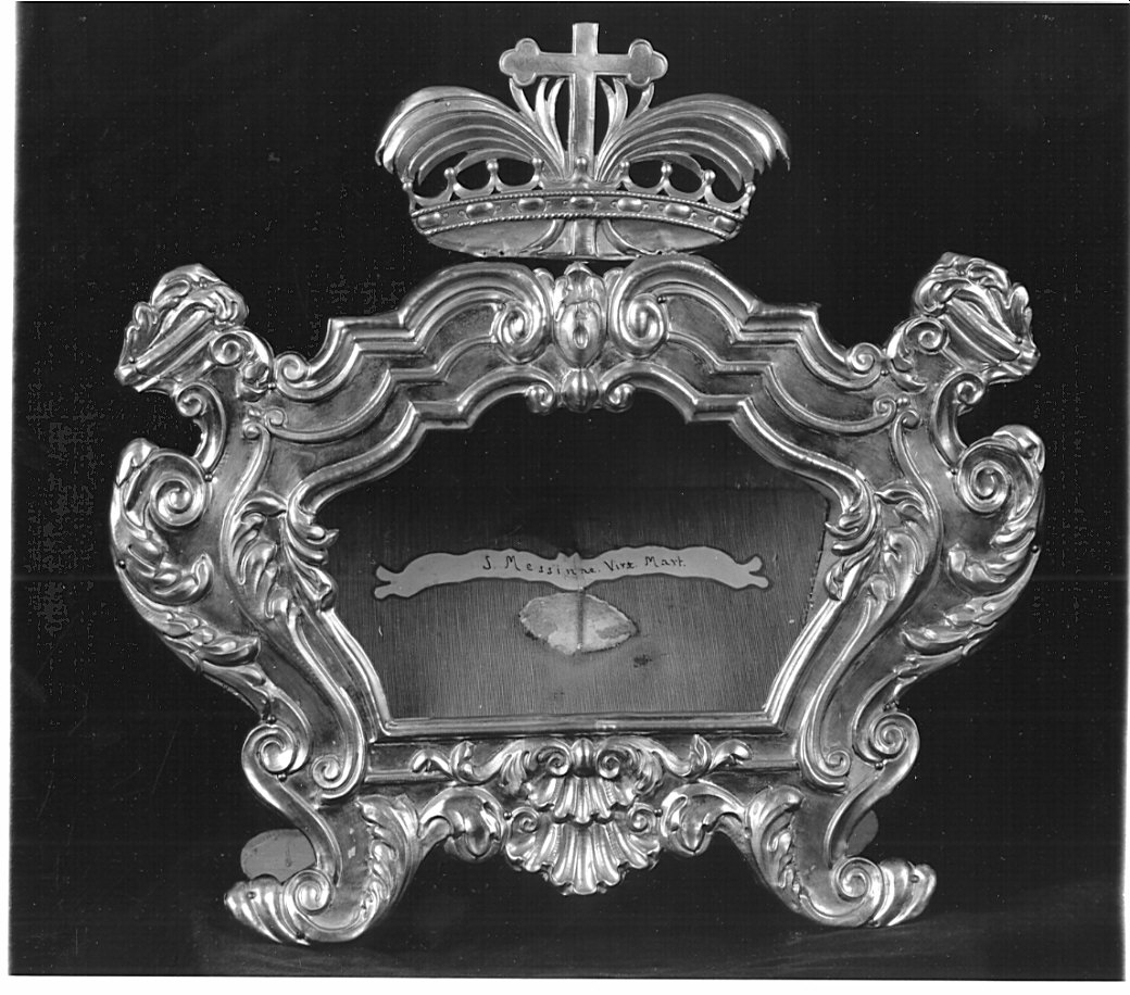 reliquiario a teca - a urna, serie - bottega lombarda (sec. XIX)