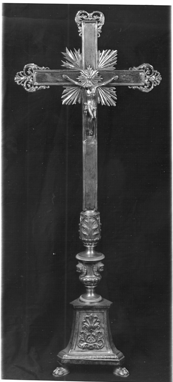 crocifisso, opera isolata - bottega lombarda (primo quarto sec. XIX)