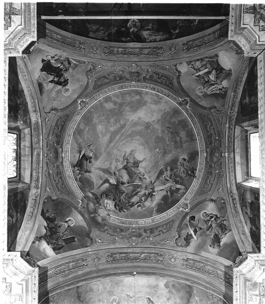 assunzione della Madonna (dipinto) di Morgari Luigi (sec. XX)