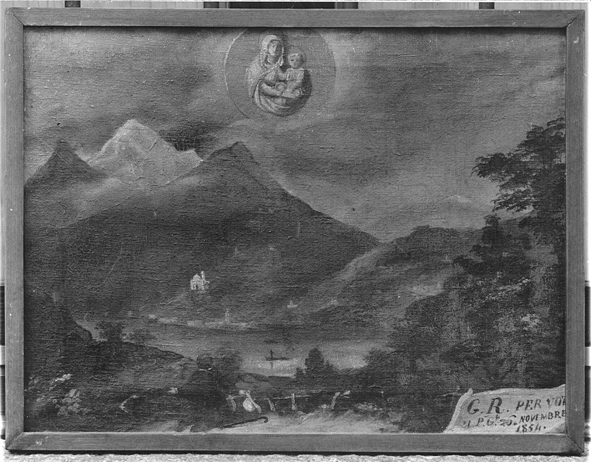 ex voto, opera isolata - ambito lombardo (sec. XIX)