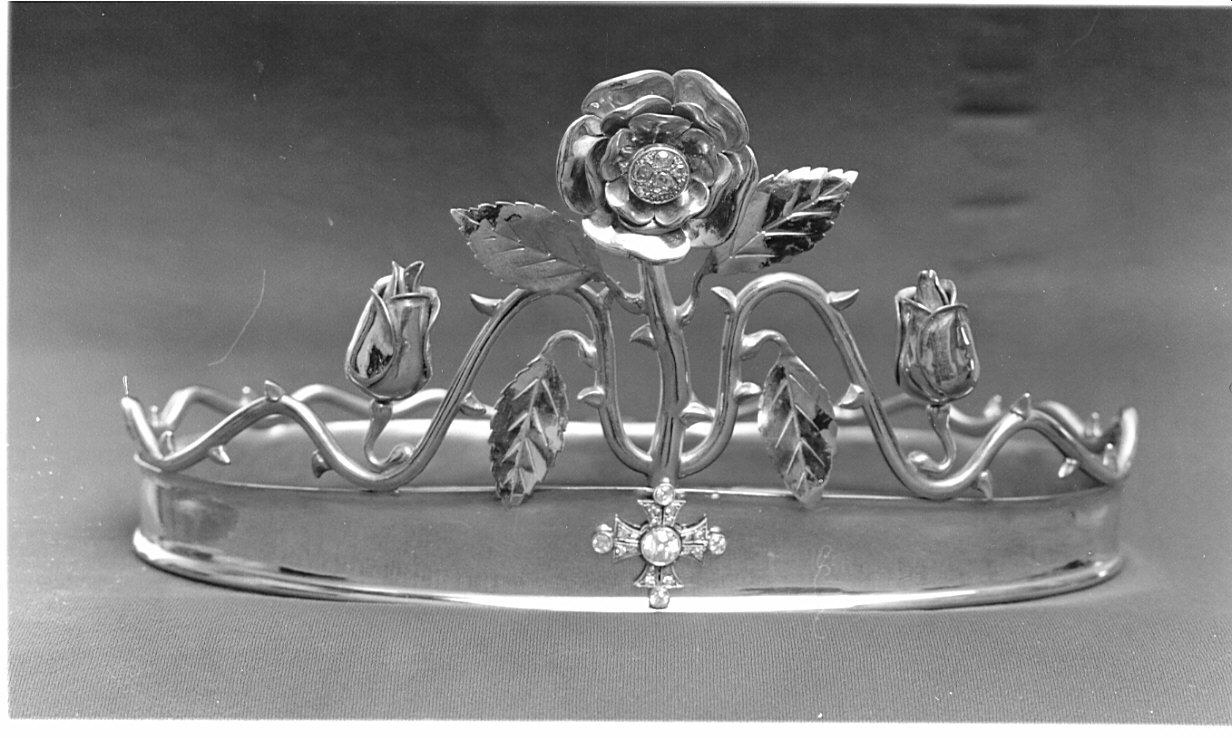 corona da statua, opera isolata - bottega lombarda (sec. XX)