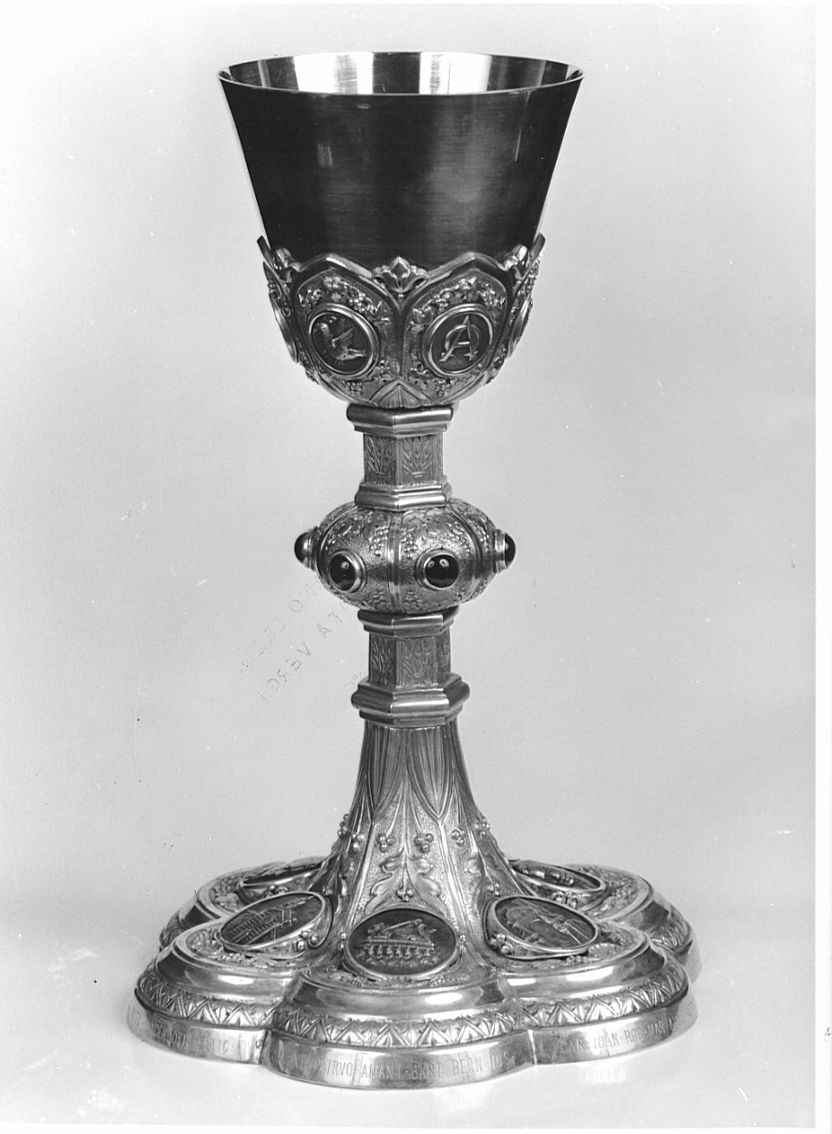 calice, opera isolata - bottega lombarda (sec. XX)