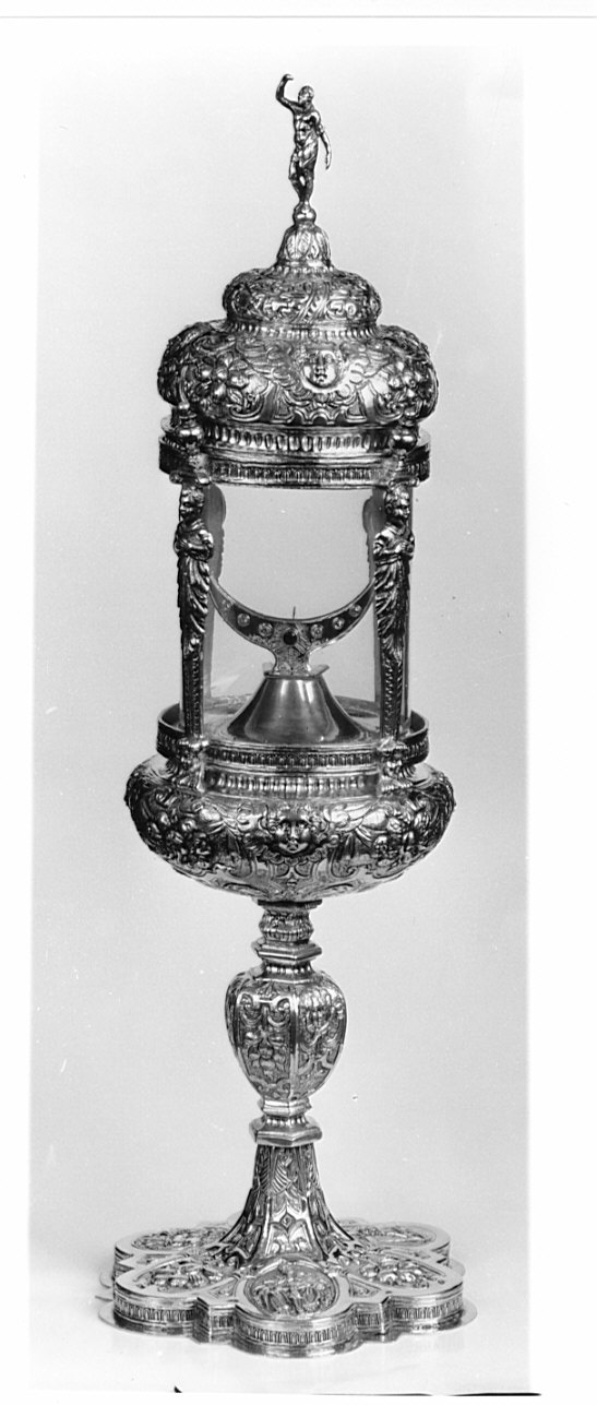 ostensorio, opera isolata - bottega lombarda (sec. XIX)