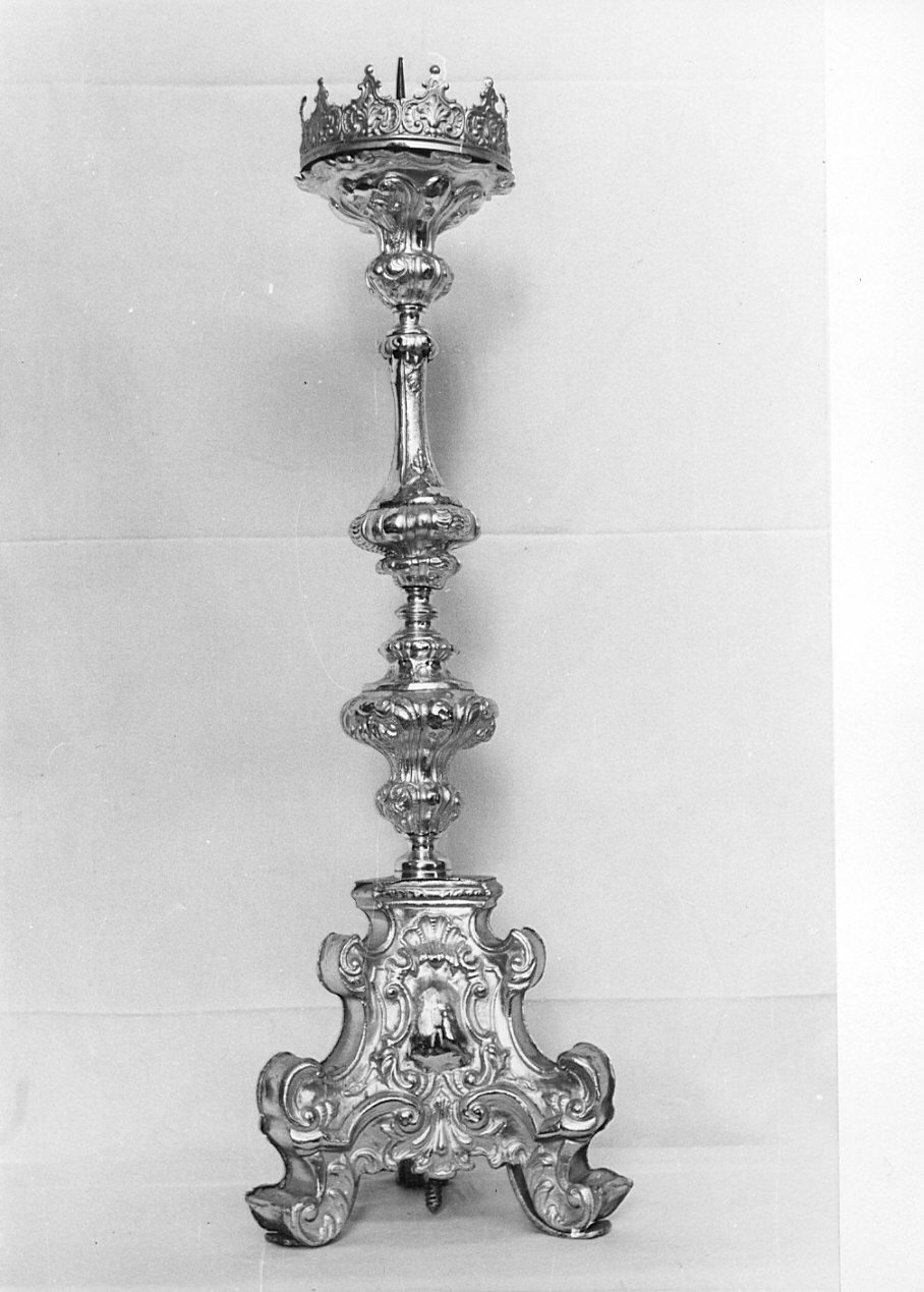 candeliere, serie - bottega lombarda (sec. XVIII)