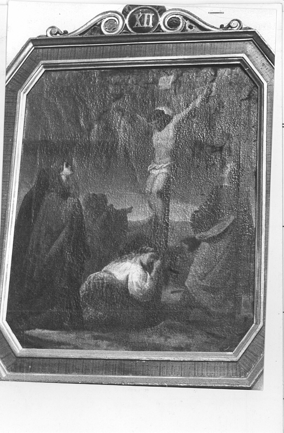 stazione XII: Gesù innalzato e morto in croce (Via Crucis) - ambito italiano (fine sec. XVII)