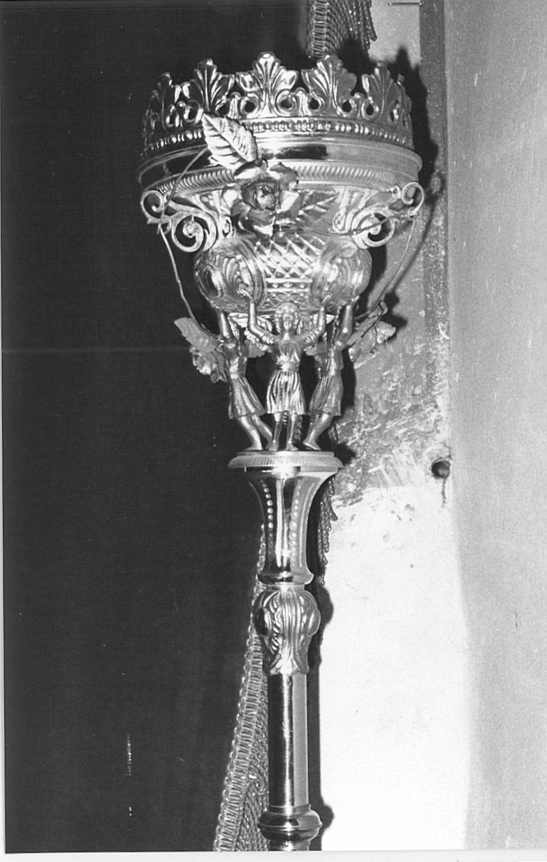 candelabro portatile - bottega lombarda (fine sec. XVIII)
