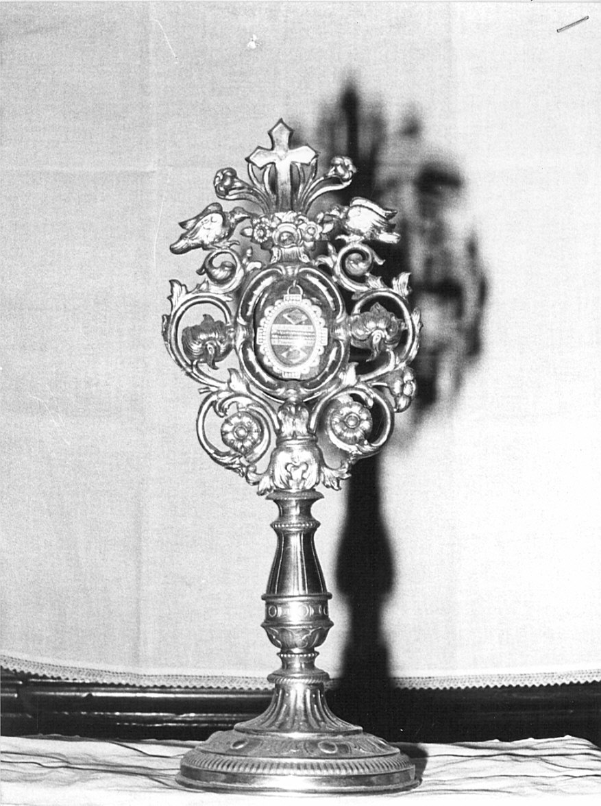 reliquiario - a ostensorio, opera isolata - bottega lombarda (sec. XVIII)