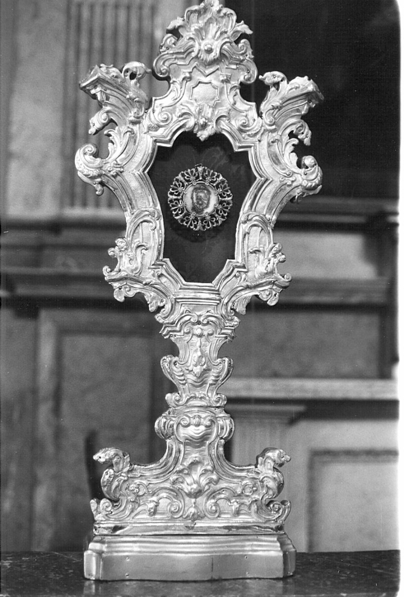 reliquiario - a ostensorio, serie - bottega lombarda (sec. XVIII)