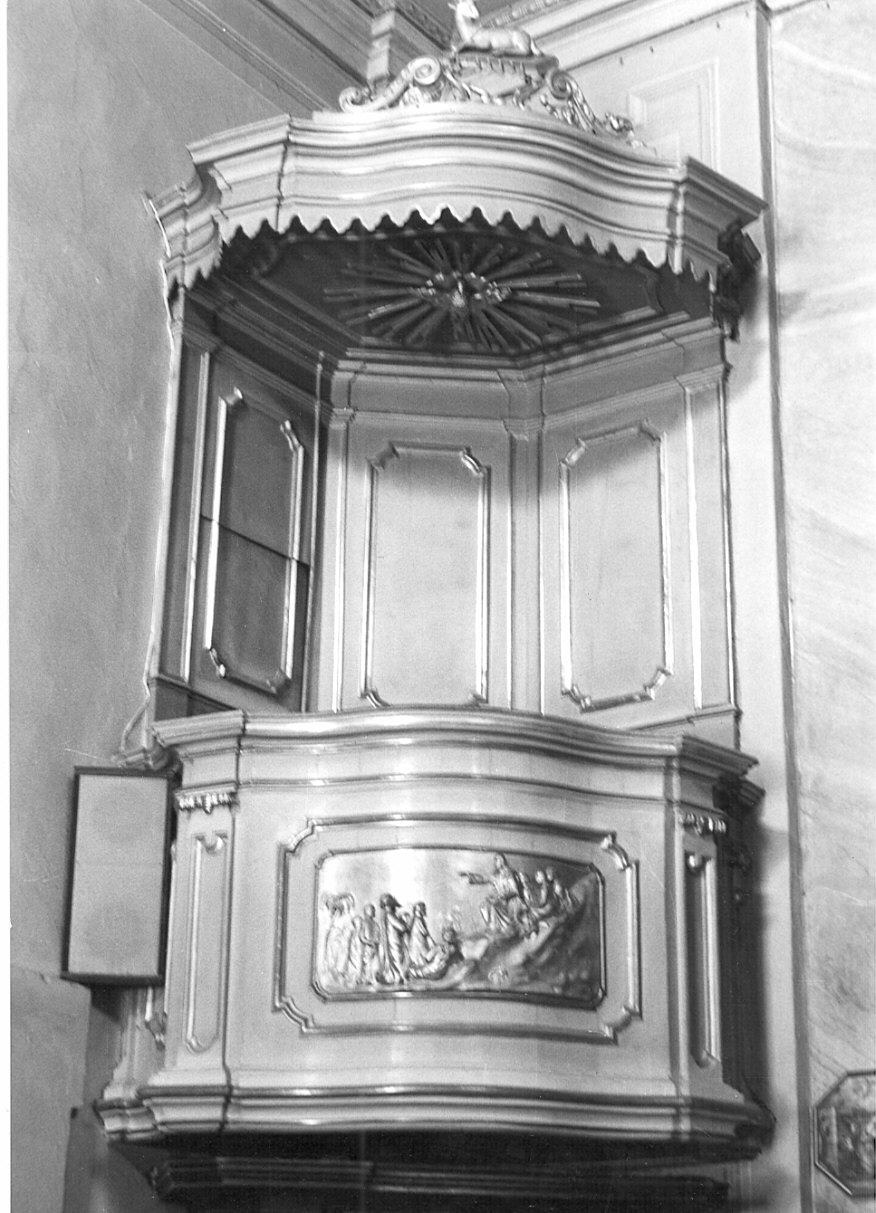 pulpito, opera isolata - bottega lombarda (sec. XX)