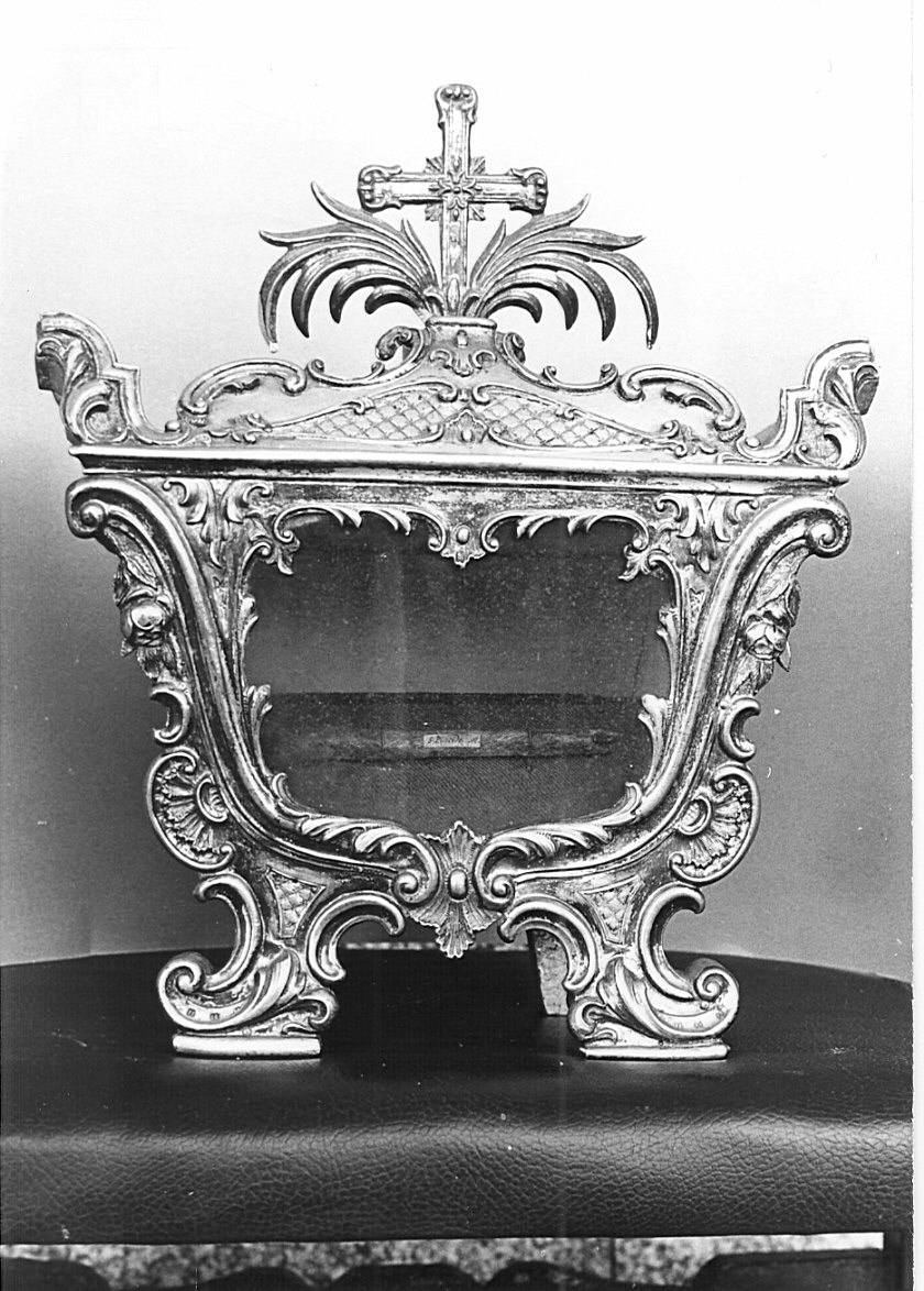 reliquiario a teca - a urna, serie - bottega lombarda (fine sec. XVIII)