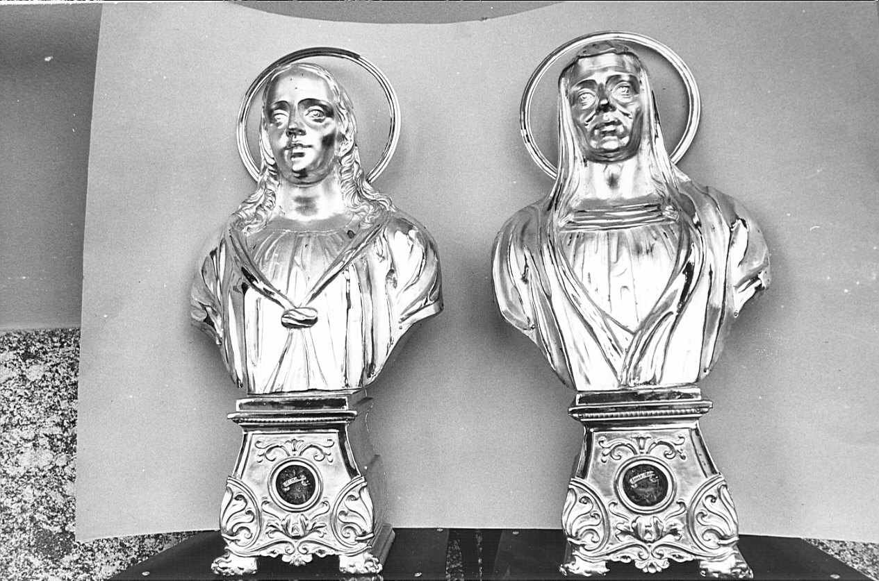 reliquiario - a busto - bottega lombarda (sec. XIX)