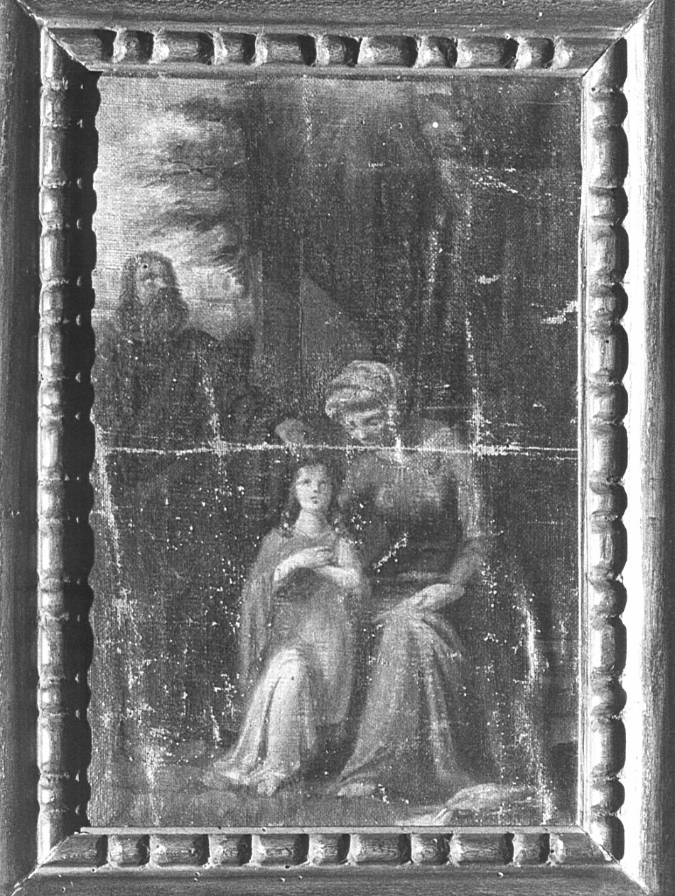 educazione di Maria Vergine (dipinto, opera isolata) - ambito lombardo (sec. XVII)