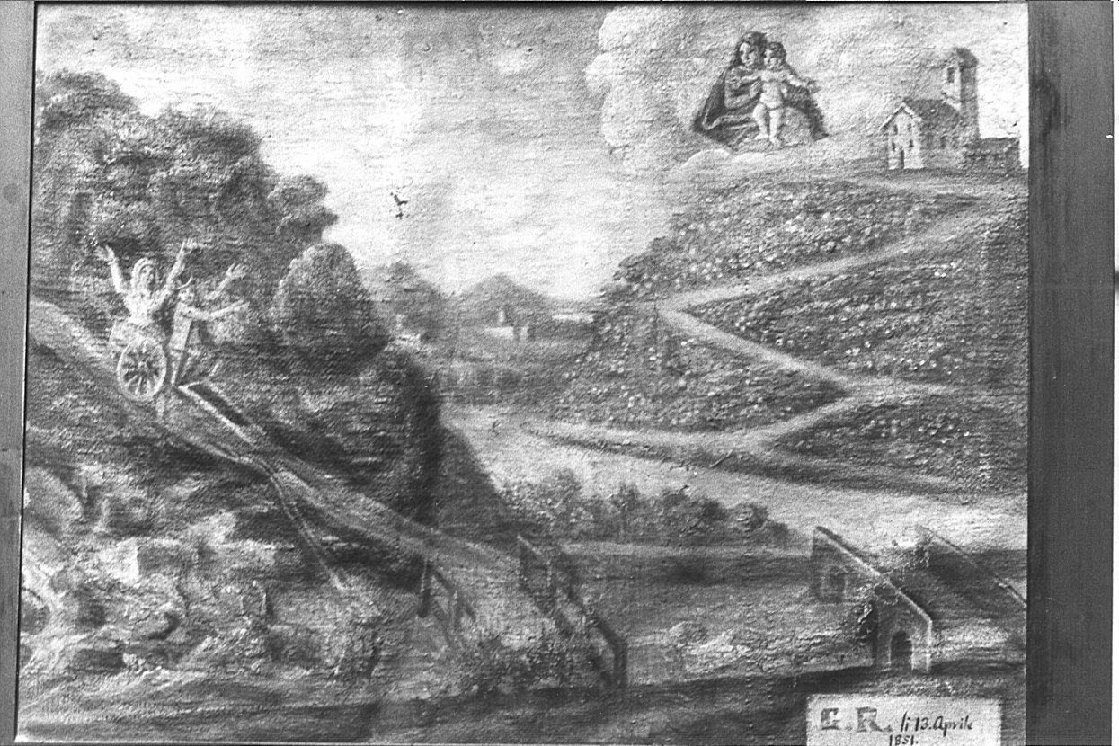 ex voto, opera isolata - ambito lombardo (sec. XIX)