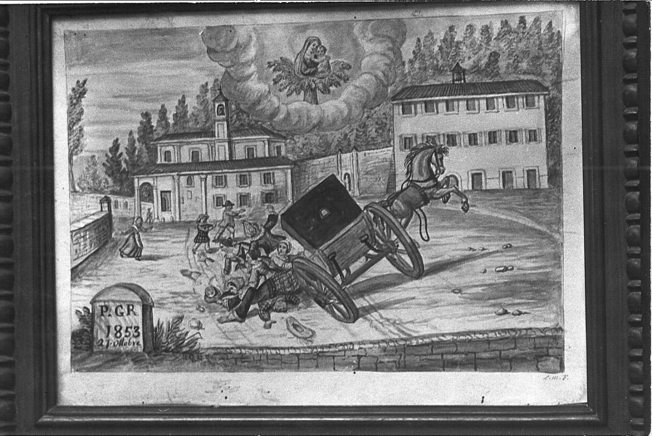 ex voto, opera isolata - ambito lombardo (sec. XIX)