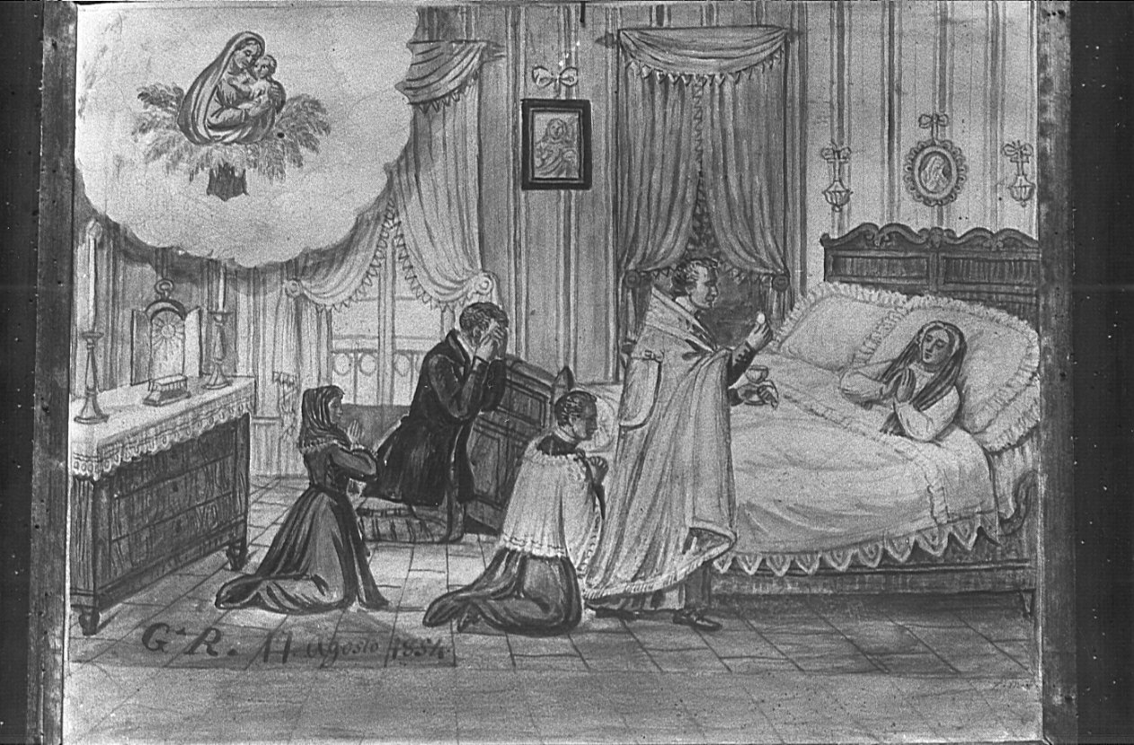 ex voto, opera isolata - ambito lombardo (sec. XIX)