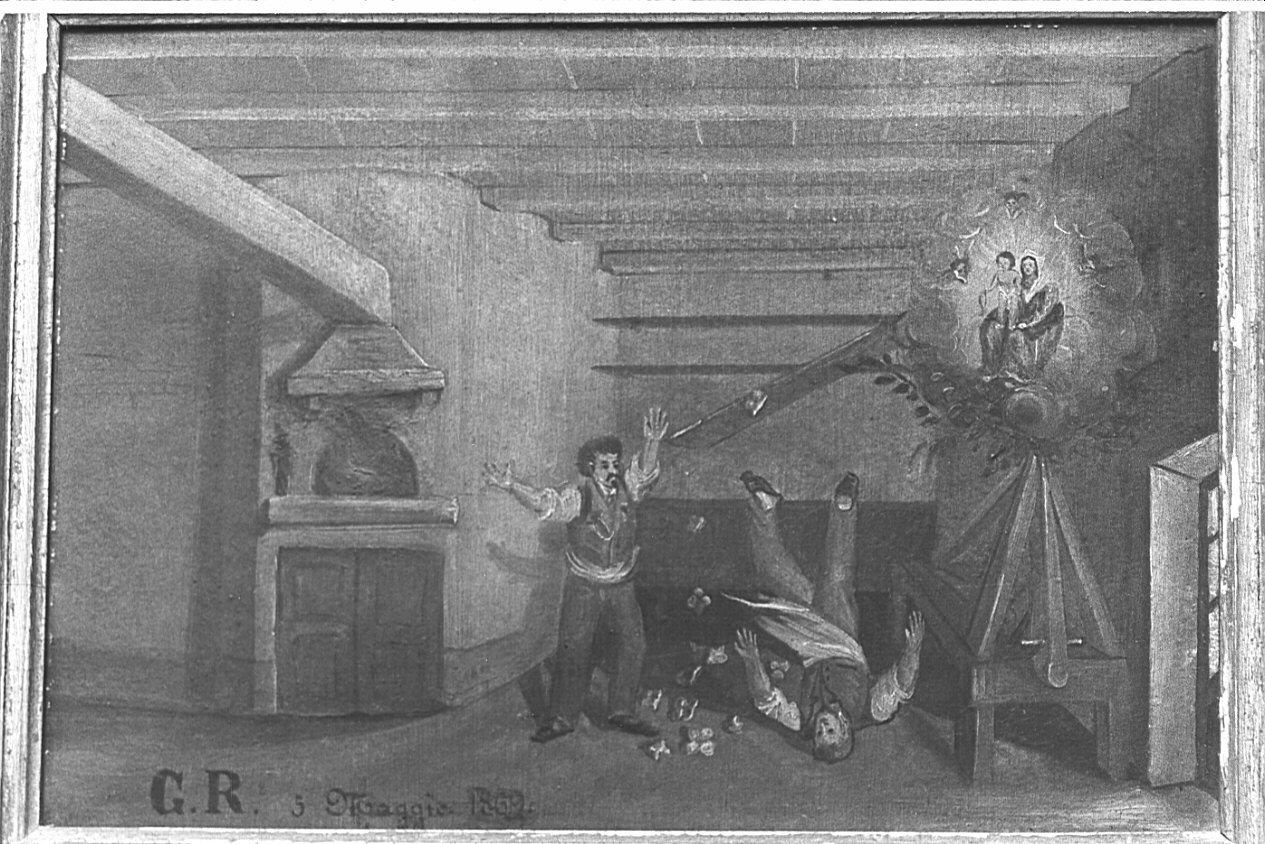 ex voto, opera isolata - ambito lombardo (sec. XIX)