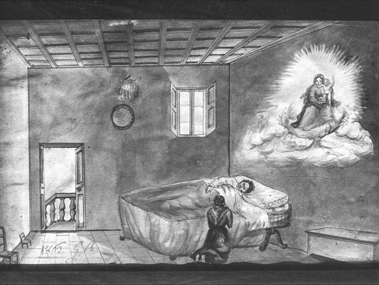 ex voto, opera isolata - ambito lombardo (sec. XIX)