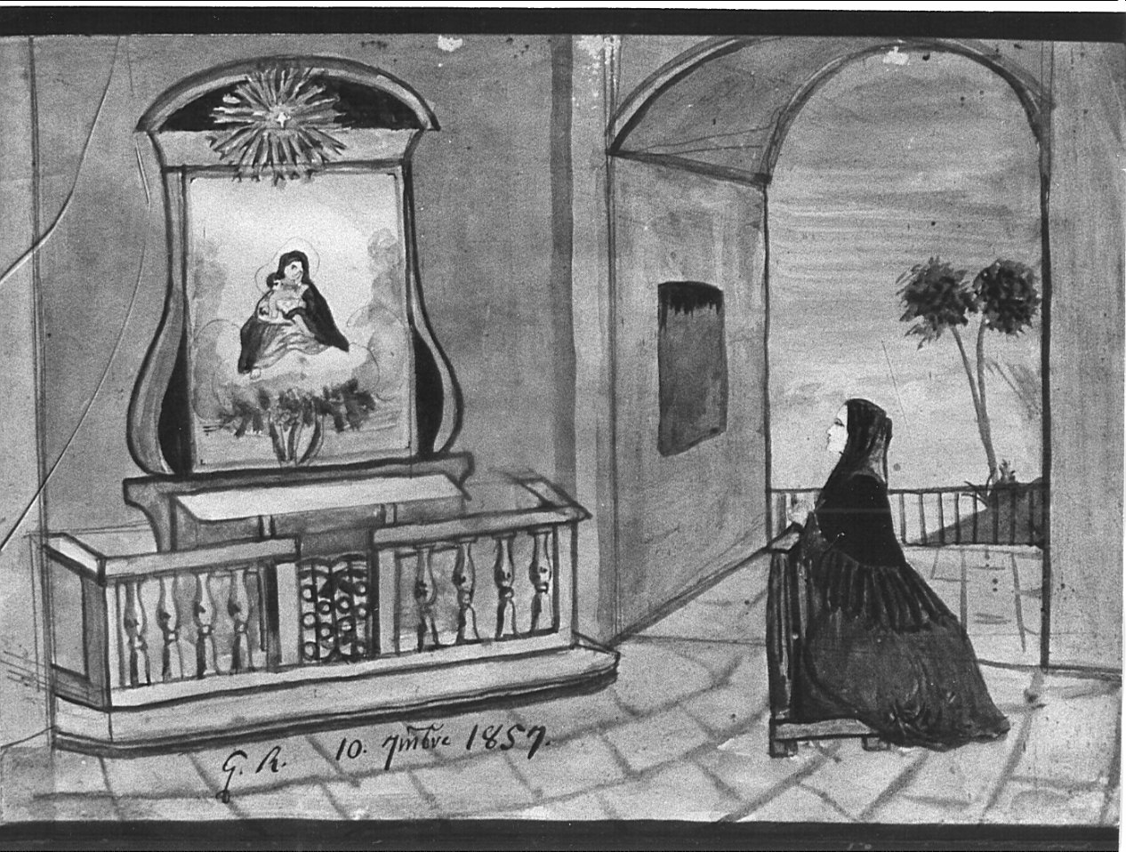 ex voto, opera isolata - ambito lombardo (sec. XIX)