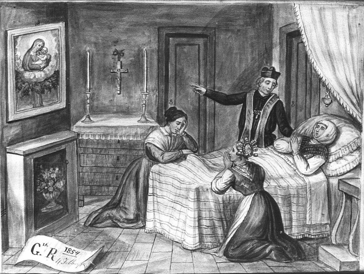 ex voto, opera isolata - ambito lombardo (sec. XIX)