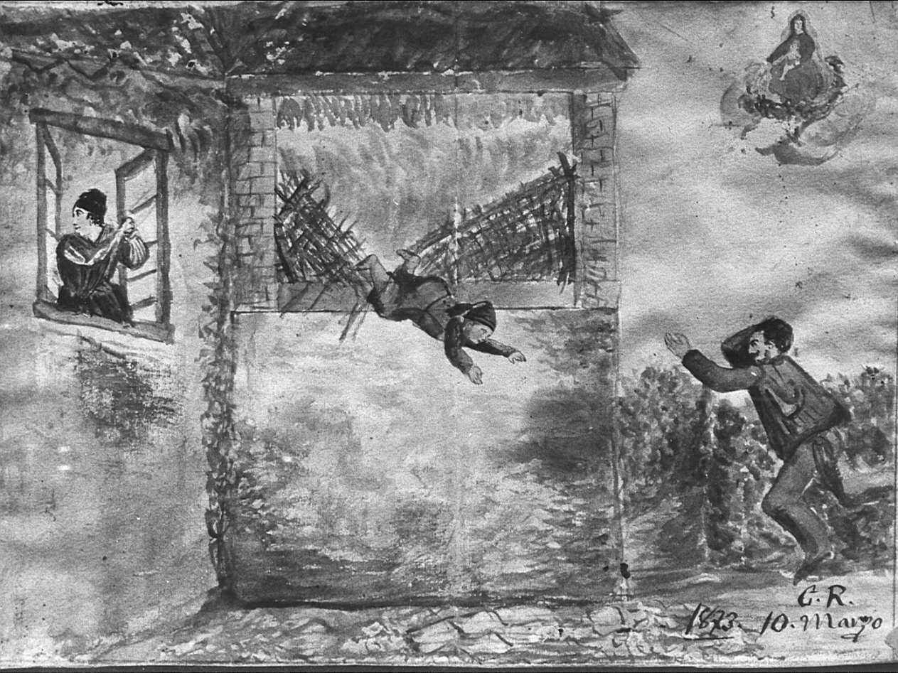 ex voto, opera isolata - ambito lombardo (sec. XIX)