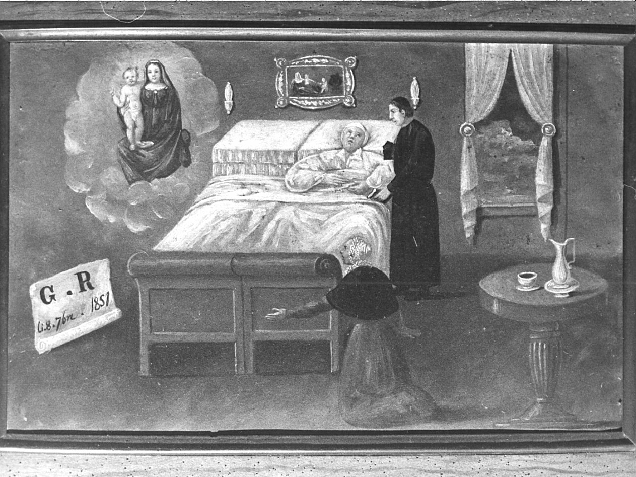 ex voto, opera isolata - ambito lombardo (sec. XIX)