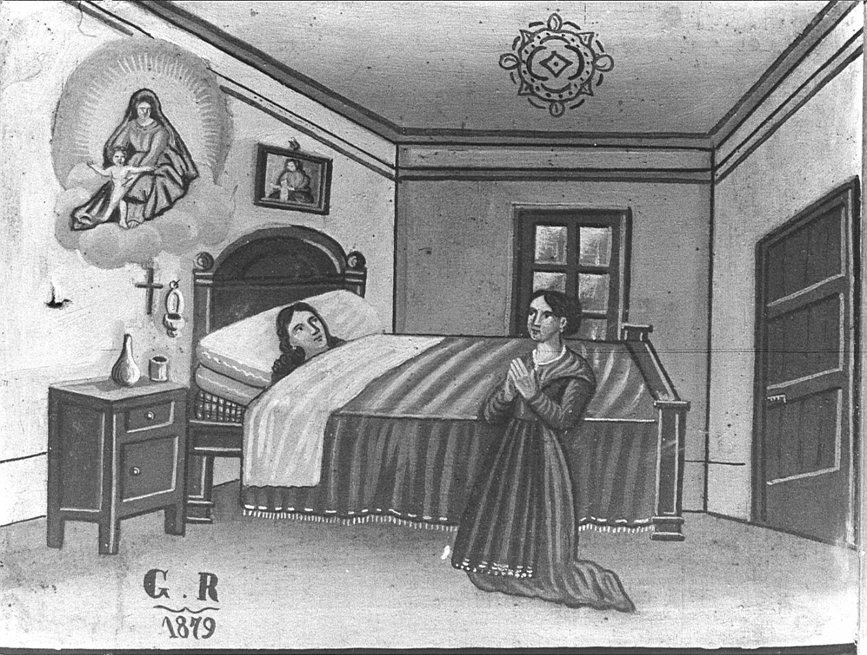 ex voto, opera isolata - ambito lombardo (sec. XIX)