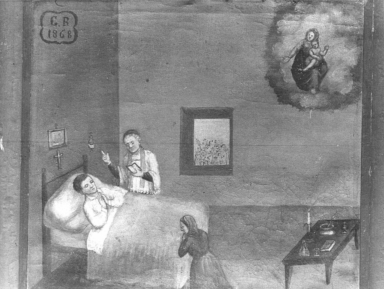 ex voto, opera isolata - ambito lombardo (sec. XIX)