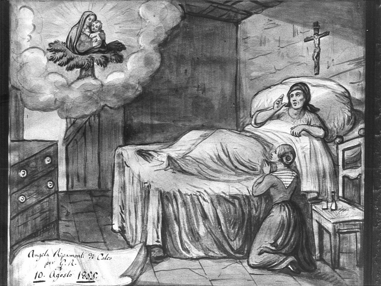 ex voto, opera isolata - ambito lombardo (sec. XIX)