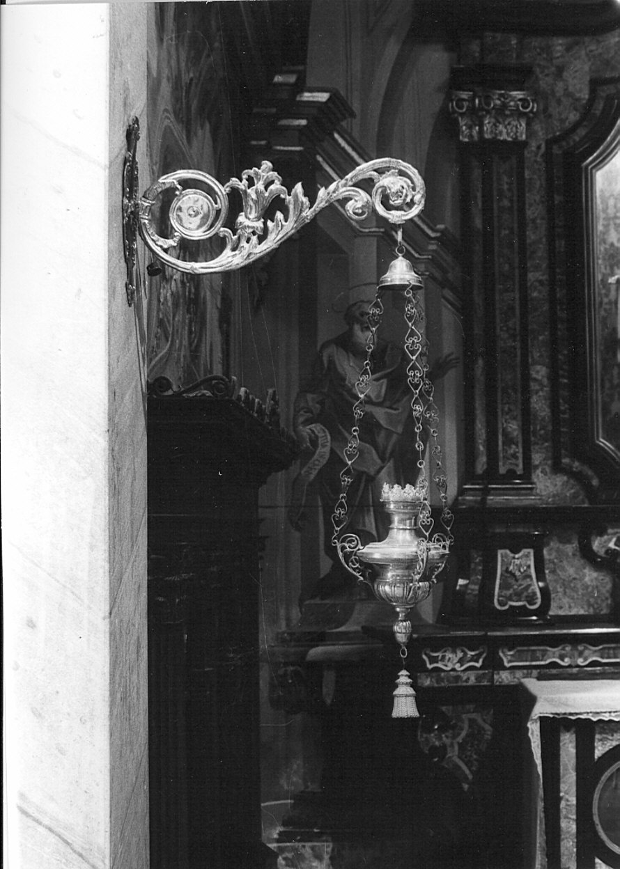 lampada pensile, coppia - bottega lombarda (sec. XIX)