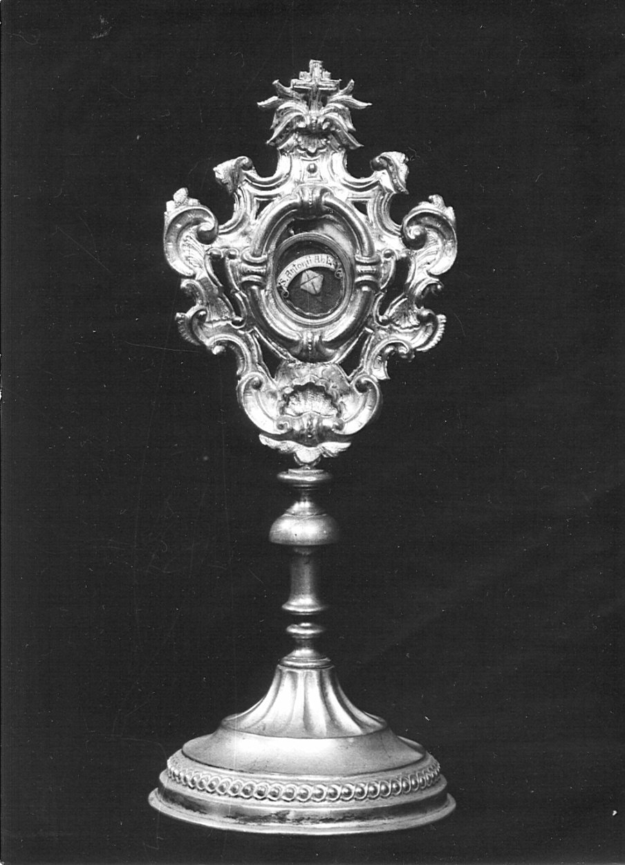 reliquiario - a ostensorio, opera isolata - bottega lombarda (sec. XIX)