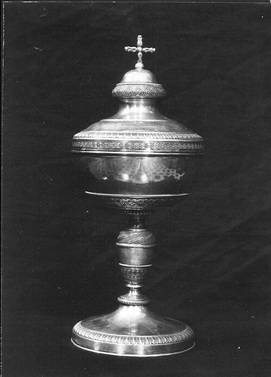 pisside, opera isolata - bottega lombarda (secc. XIX/ XX)