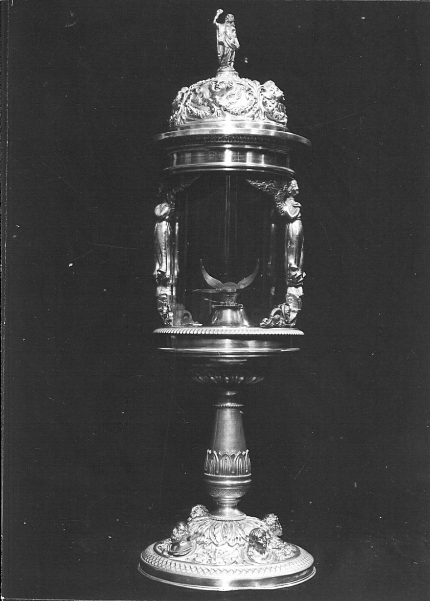 ostensorio architettonico, opera isolata - bottega lombarda (sec. XIX)