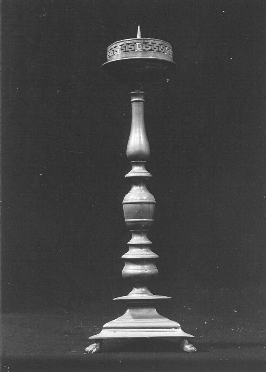 candeliere, serie - bottega lombarda (sec. XVIII)