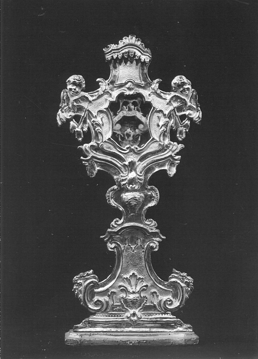 reliquiario - a ostensorio, serie - bottega lombarda (secc. XVIII/ XIX)