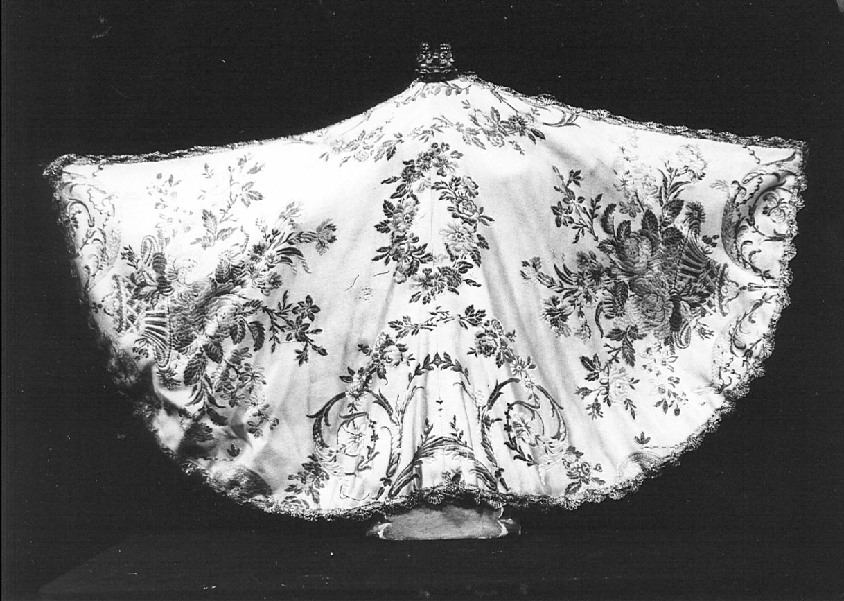 mantello di statua, opera isolata - manifattura lombarda (sec. XVIII)