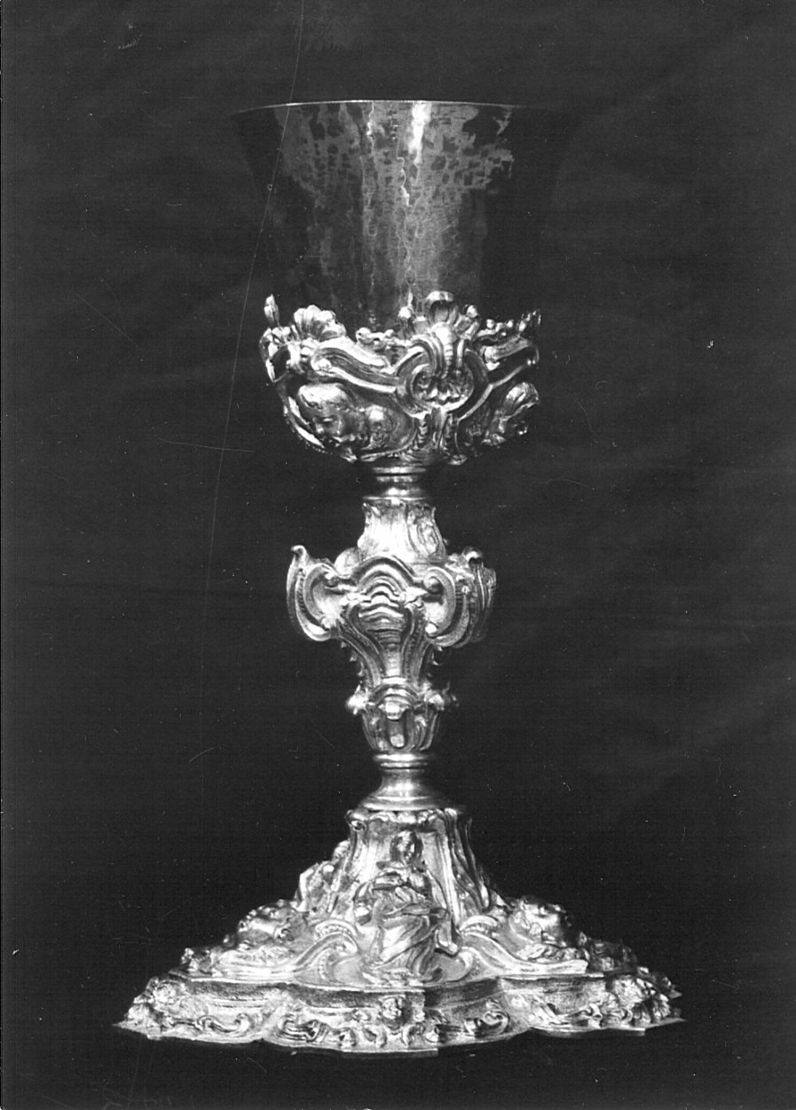 calice, opera isolata - bottega lombarda (sec. XVIII)
