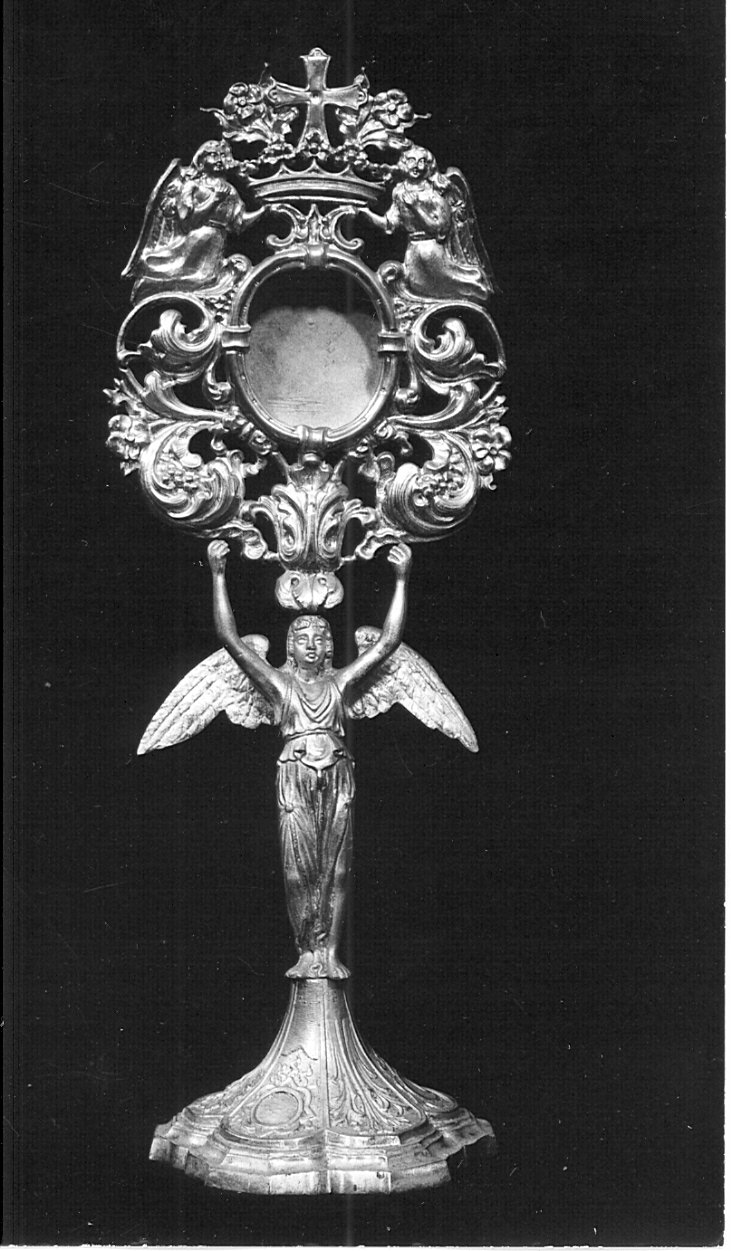 reliquiario - a ostensorio, opera isolata - bottega lombarda (sec. XIX)