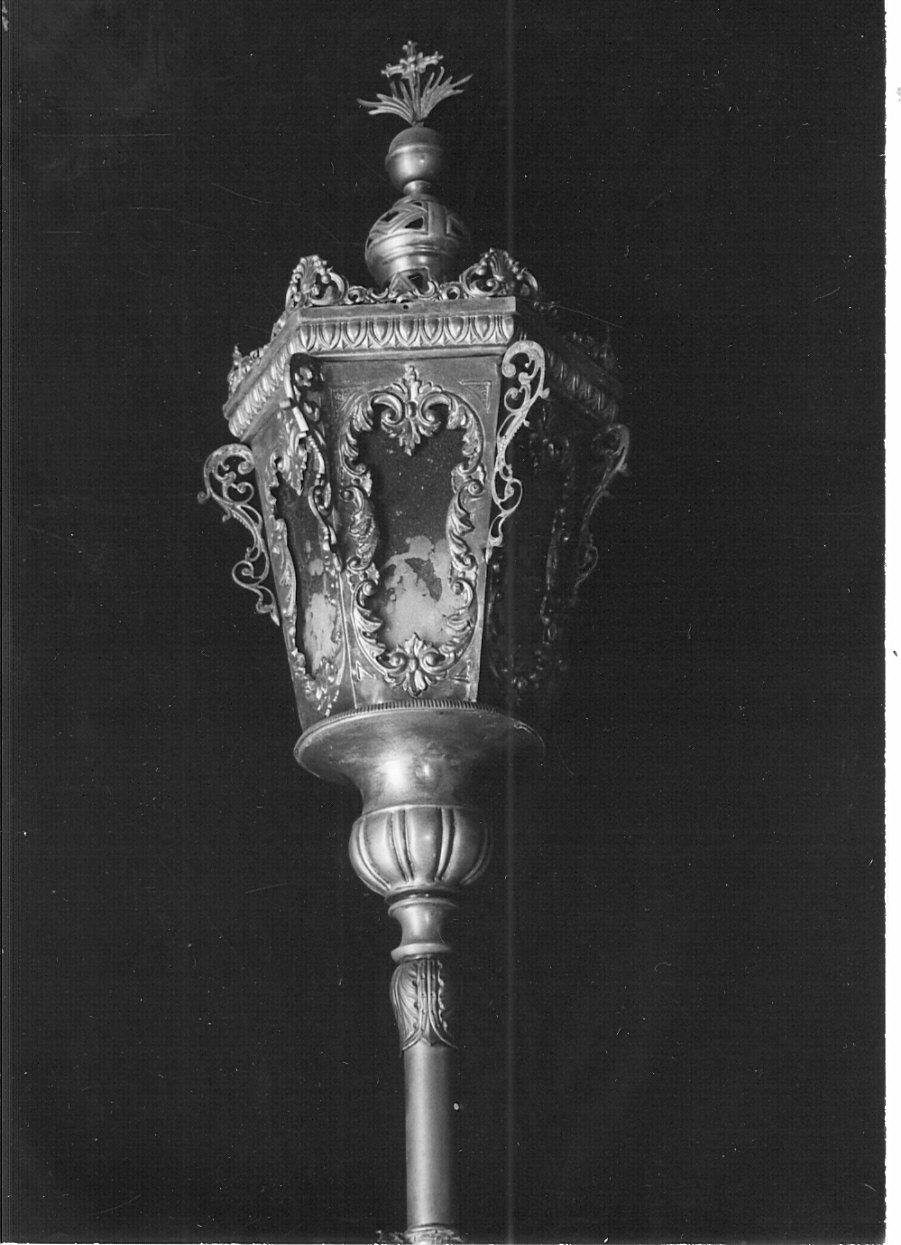 lanterna processionale - bottega lombarda (fine/inizio secc. XIX/ XX)