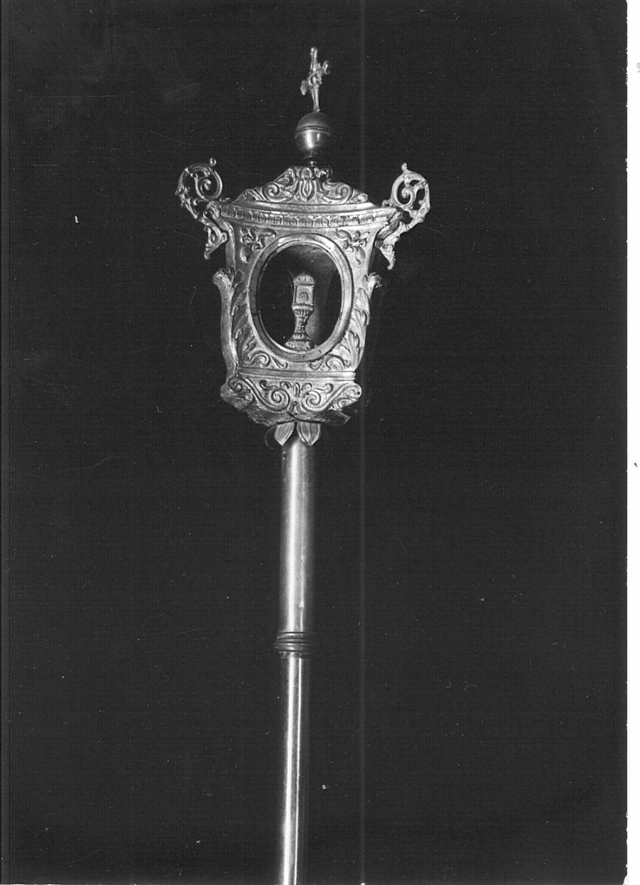 mazza processionale, serie - bottega lombarda (sec. XIX)